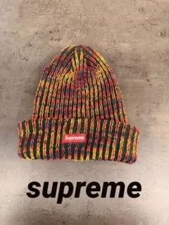 【正規品】Supreme Rainbow Loose Gauge Beanie