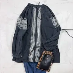 JOURNAL STANDARD インド綿 刺繍ブラウス エンブロイダー