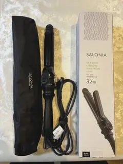 サロニア　カールヘアアイロン　コテ　32mm