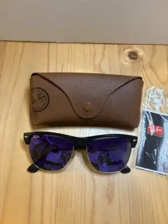 【新品未使用】Ray-Ban 紫レンズ サングラス ケース付き