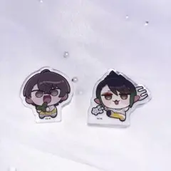 にじさんじ8周年 アクリルブロック 加賀美ハヤト 花畑チャイカ