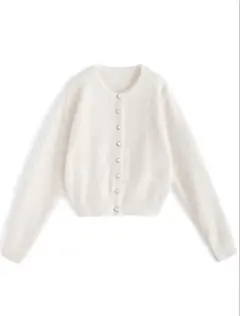 GRL ラメフェザーニットカーディガン[kz443]