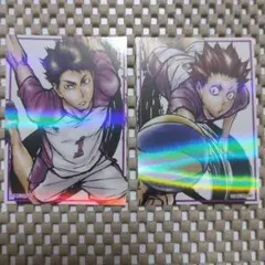 2 ハイキュートレーディングホロステッカー 激闘 天童覚 牛島若利