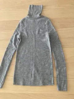 UNIQLO ウール タートルネック セーター M グレー