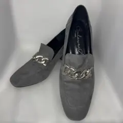 極美品Bailarinas by SKA スエードパンプス　グレー25cmサイズ