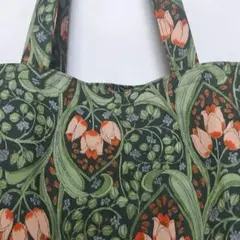 ♪折り畳みエコバック　♪チューリップ柄大きめサブバック　♪ハンドメイド