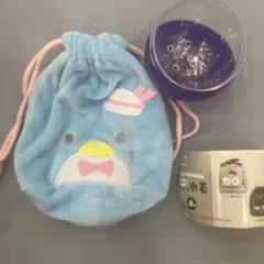 サンリオ はぴだんぶい ふわふわ フェイス巾着 ガチャガチャ