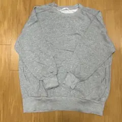 ジーユートレーナーサイズLグレーレディース