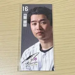 千葉ロッテマリーンズ　16 種市篤暉　選手フォトシール
