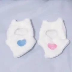 セリア クリオネ ぬい服 ぬいぐるみ 服 ピンク 水色 ブルーのサムネイル
