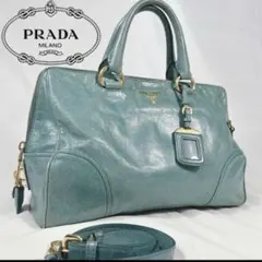 PRADA プラダ ヴィッテロ 2way ハンドバッグ ショルダーバッグ 白タグ