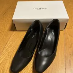 LES MUSES ブラックパンプス 235 EEE