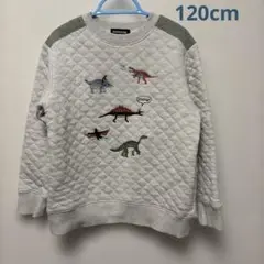 クレードスコープ 恐竜刺繍 キルティング トレーナー 120