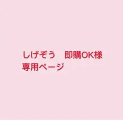 しげぞう　即購OK　プロフ確認お願い。様 リクエスト 2点 まとめ商品