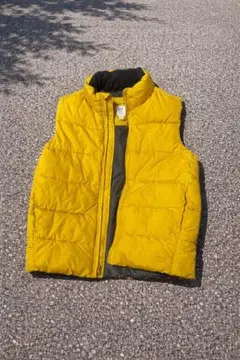 GAP KIDS イエローダウンベスト XL