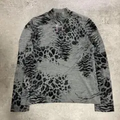 【ハロウィンセール中！！】伊太利屋 トップス　アニマル柄 ハイネック　毛100%