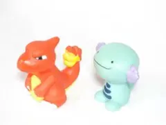 ポケモン 　ポケモンキッズシリーズ指人形 リザード・ウパー 　暗所保管品