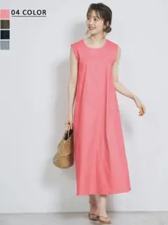 未使用 BASEMENTonline Dカンワンピース ノースリーブ