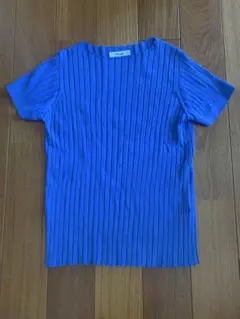 美品】ISSEY MIYAKE me プリーツ 半袖 トップス ブルー - メルカリ