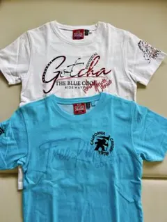 Gotcha Tシャツ 2枚セット (白・水色)のサムネイル