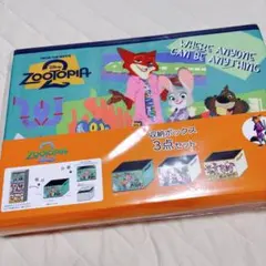 ズートピア　収納ボックス　3点セット　ニック　ジュディ　ディズニー　しまむらのサムネイル