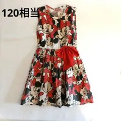 ミニー総柄ワンピース 120相当