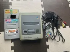 【Nintendo】【すぐ遊べる】スーパーファミコン本体とゲームソフト3本セット