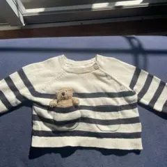 baby GAP ストライプ ニットセーター 3-6ヶ月