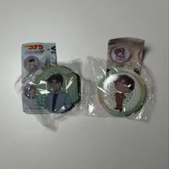 名探偵コナン　くら寿司　缶バッジ　マグネットシート　服部平次　キッド