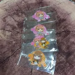 キラプルステッカーえと、のあ