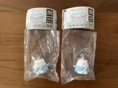すみっコぐらし　フィギュアマスコット　しろくま2体