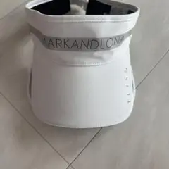 マークアンドロナ ホワイト バイザー