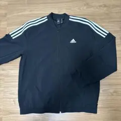 【美品】adidas ブラック ジャージ　サイズO