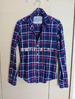 Frank&Eileen フランクアンドアイリーン　チェック　スキッパー　シャツ