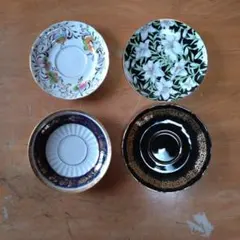 FINE PORCELAIN ファイン　ポーセリン　ソーサー 4枚セットのサムネイル