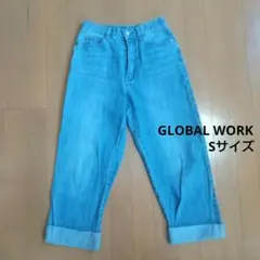 【GLOBAL WORK】グローバルワーク デニムパンツ ブルー S