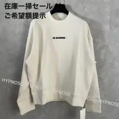 ラスト1点　ジルサンダー　ロゴ　スウェット トレーナー