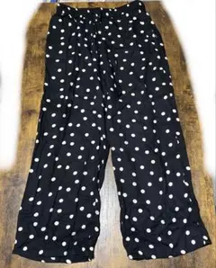 値下げ！新品！しまむら　LOGOS DAYS ドットパンツ　3L