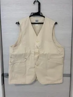 激レアコラボ☆sillage Ivory apron vest ベスト エプロン - メルカリ