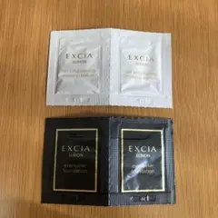 ALBION EXCIA 下地とリキッドファンデのサンプル