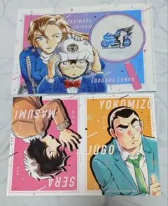 Sho-Comi10・11合併号付録　名探偵コナン クリアファイル&アートカード