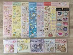 【新品】 サンリオシール　13点セット　箔押し　フレーク　ごほうび　100均