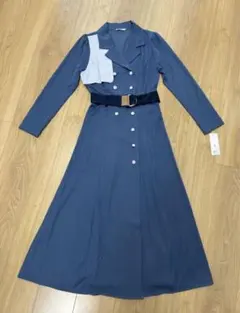 【新品】redyazel バイカラートレンチワンピース