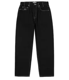 HUF ブラックストレートデニム　28