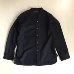 オナーギャザリング Honor gathering スタンドカラーシャツ ウール