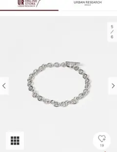 アーバンリサーチ　チェーンブレスレット メンズ
