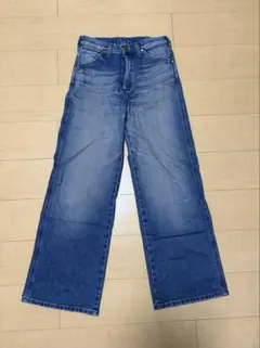 【別注】アダムエロペ×Wrangler ワイドフレアデニム ブルー 25のサムネイル
