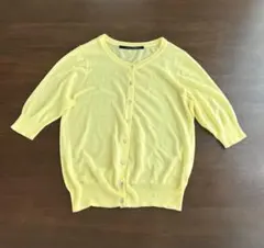 イェッカヴェッカ　シアーカーディガン　イエロー