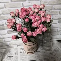 mixカラー❇️ミニバラ❣️ドライフラワーᕷ*.°花付き⭕️ - メルカリ