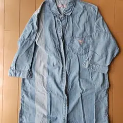GUESS デニムシャツ XS ライトブルー